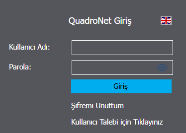 Giriş ekranı